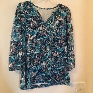 3/4 length tee shirt